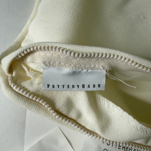 Pottery Barn New without tags Palmetto Arm Chair Cushion Cover Ivory Cream - Picture 4 of 8